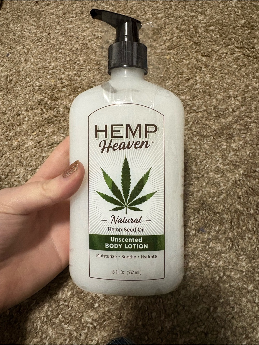 Natural Unscented Body Lotion - White